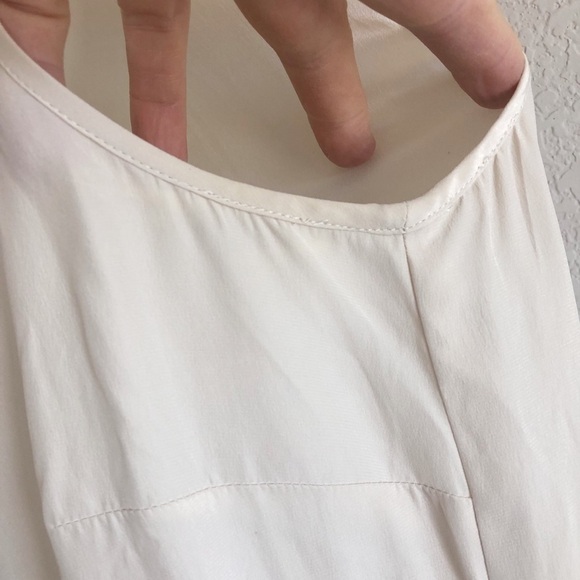 Garnet Hill Silk Sheath Dress Champagne Cream - Picture 5 of 14